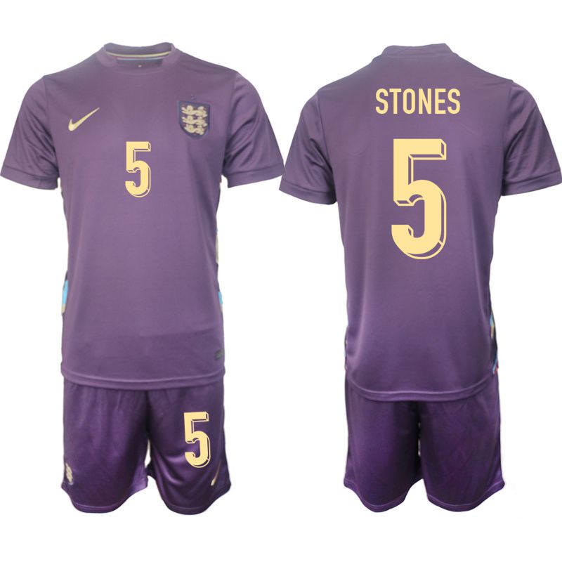 Men 2024-2025 Season England away purple #5 Soccer Jersey->england jersey->Soccer Country Jersey